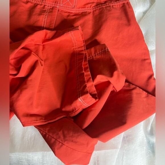 Vintage Nike Grey Tag Orange Windbreaker Capri Athletic Pants Size XL (16-18) - Picture 4 of 12
